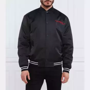Бомбер классического кроя Karl Lagerfeld x Dinsey Karl Lagerfeld, черный