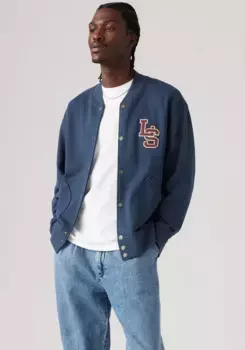 Бомбер Levi's "БОМБЕР КАРДИГАН", без капюшона, с принтами, цвет Large Ls Monogram Spellbound