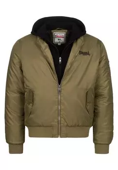 Бомбер Lonsdale NORMALE PASSFORM BALLINDEAN, цвет Olive Black