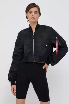 Бомбер MA-1 BOXY WMN Alpha Industries, черный