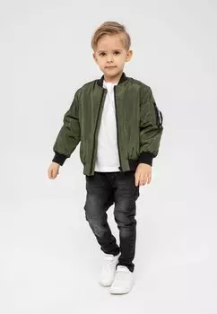 Бомбер MINOTI, цвет khaki