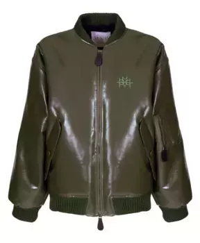 Бомбер Монтенаполеоне Mvp Wardrobe, зеленый