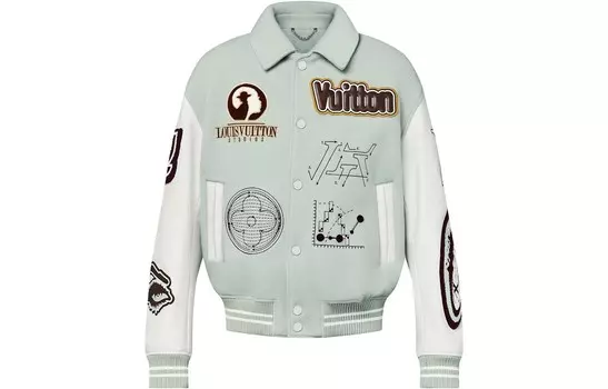 Бомбер мужской Louis Vuitton, белый