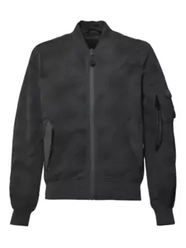 Бомбер на молнии Alpha Industries, серый