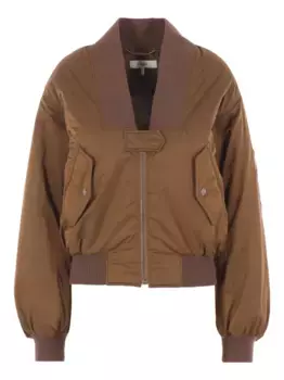 Бомбер на молнии CHLO, коричневый