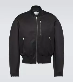 Бомбер на молнии Dries Van Noten, черный