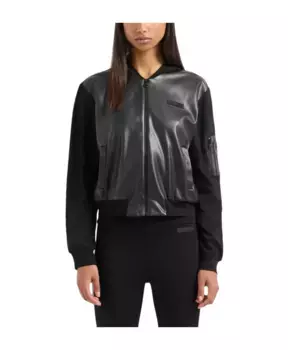 Бомбер на молнии Emporio Armani Ea7, черный