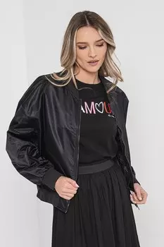 Бомбер на молнии Only, черный