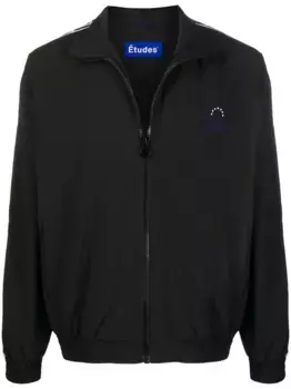 Бомбер на молнии с логотипом tudes Studio, черный