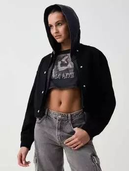 Бомбер на пуговицах для моря за пределами моря B.Angel, цвет black