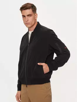 Бомбер обычного кроя Boss, черный