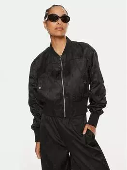 Бомбер обычного кроя Hugo, черный