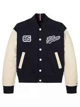 Бомбер обычного кроя Tommy Hilfiger, синий