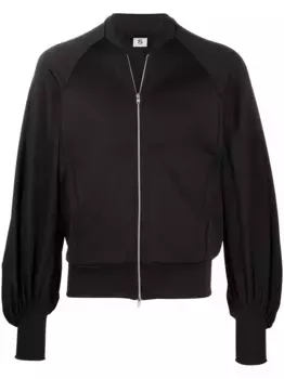 Бомбер оверсайз Random Identities, черный