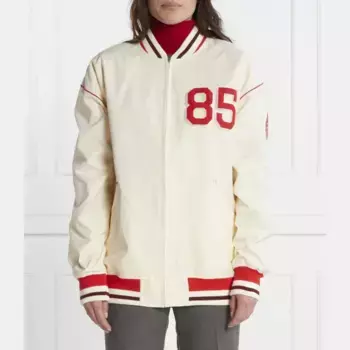 Бомбер оверсайз Tommy Hilfiger, бежевый