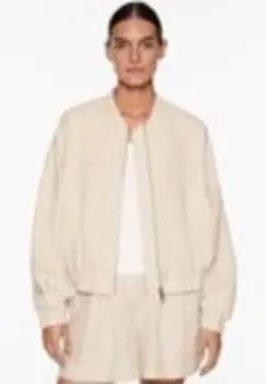 Бомбер Oysho, бежевый