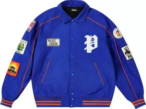 Бомбер Palace Patches Cotton Bomber 'Royal Blue', синий