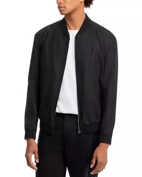 Бомбер Performance Super-Flex Slim Fit HUGO, черный
