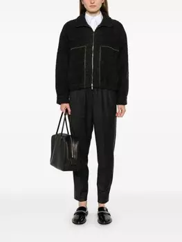 Бомбер Peserico букле, черный