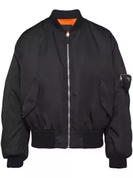 Бомбер Re-Nylon Prada, черный