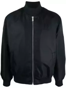 Бомбер с графичным принтом VERSACE, синий