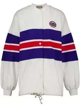 Бомбер с кулиской Gucci, белый