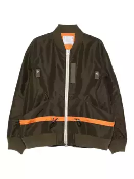 Бомбер с кулиской SACAI, зеленый