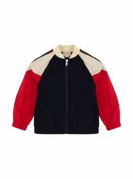 Бомбер с лентой web Gucci, мультиколор