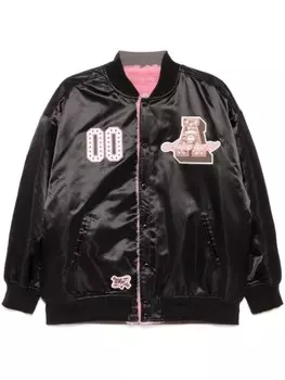 Бомбер с логотипом AAPE BY *A BATHING APE, черный