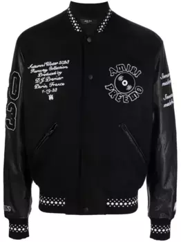 Бомбер с логотипом AMIRI, черный