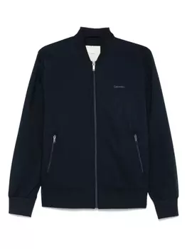 Бомбер с логотипом Calvin Klein, синий