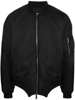 Бомбер с логотипом DSQUARED2, черный