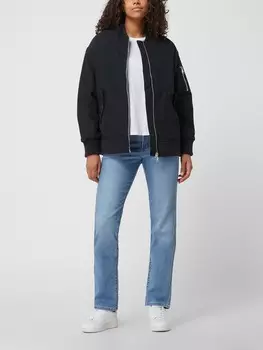 Бомбер с набивкой s.Oliver, темно-синий