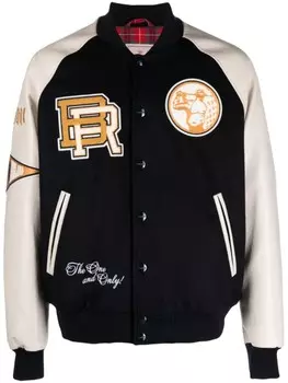 Бомбер с нашивкой Baracuta, синий