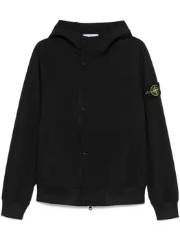 Бомбер с нашивкой Compass Stone Island, черный