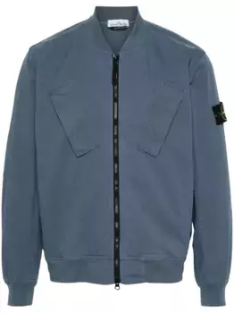 Бомбер с нашивкой Compass Stone Island, синий