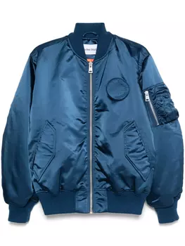 Бомбер с нашивкой-логотипом tudes Studio, синий
