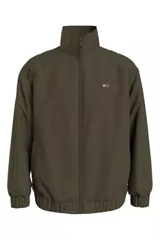 Бомбер с высоким воротником Tommy Jeans, зеленый