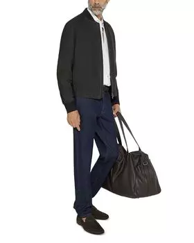 Бомбер Secondskin ZEGNA, черный