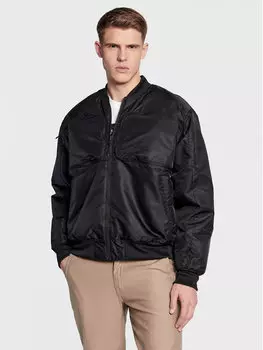 Бомбер стандартного кроя Adidas, черный