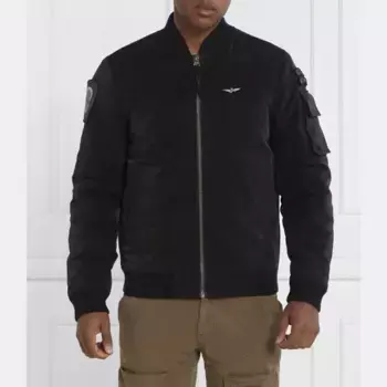 Бомбер стандартного кроя Aeronautica Militare, черный