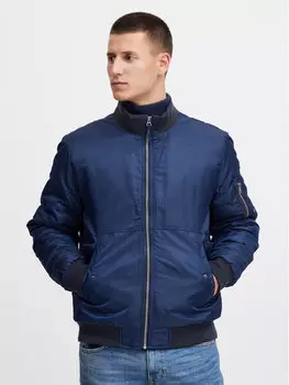 Бомбер стандартного кроя Blend, синий
