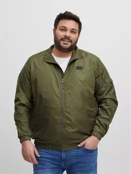 Бомбер стандартного кроя Blend, зеленый