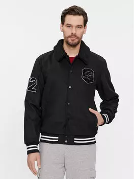 Бомбер стандартного кроя Brave Soul, черный