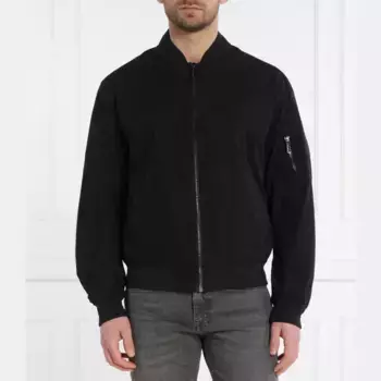 Бомбер стандартного кроя Calvin Klein, черный