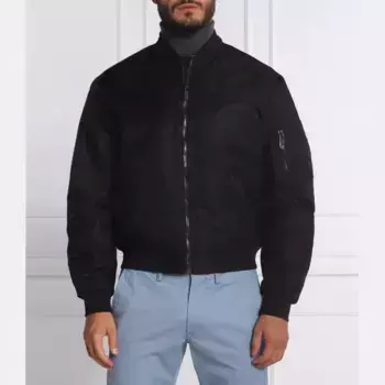 Бомбер стандартного кроя Calvin Klein, черный
