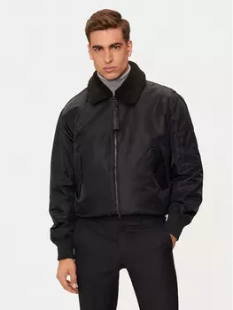 Бомбер стандартного кроя Calvin Klein Jeans, черный