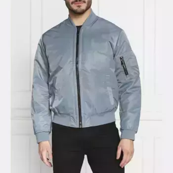 Бомбер стандартного кроя Calvin Klein, синий