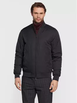 Бомбер стандартного кроя Casual Friday, синий