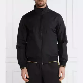 Бомбер стандартного кроя Ea7, черный